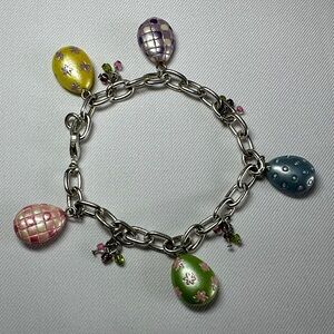 Multicolor Pastel Dangles Bracelet